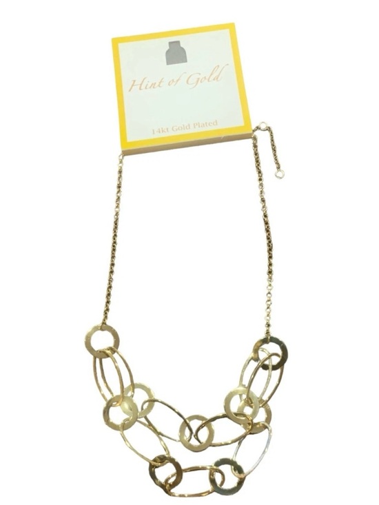 Hint of Gold Jewelry - Hint of Gold 14K Gold Plated Necklace Women